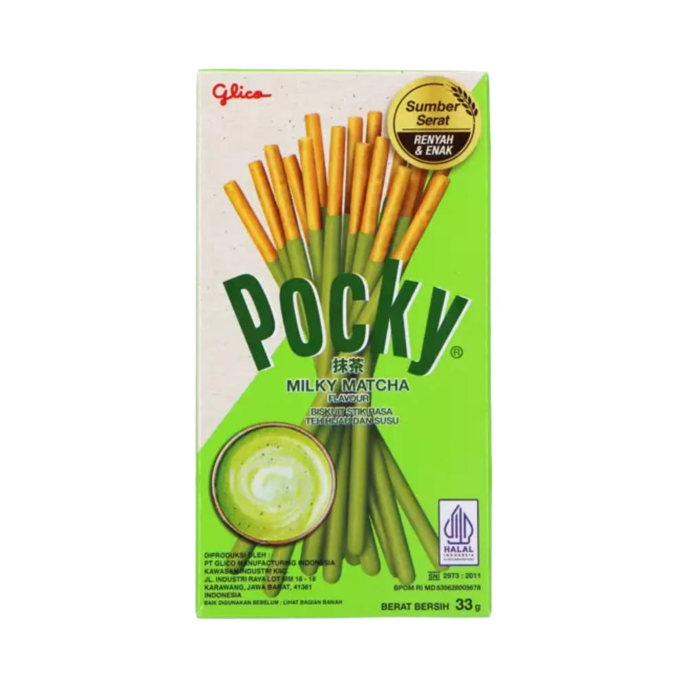 Pocky Milky Matcha Flavour 33 grams