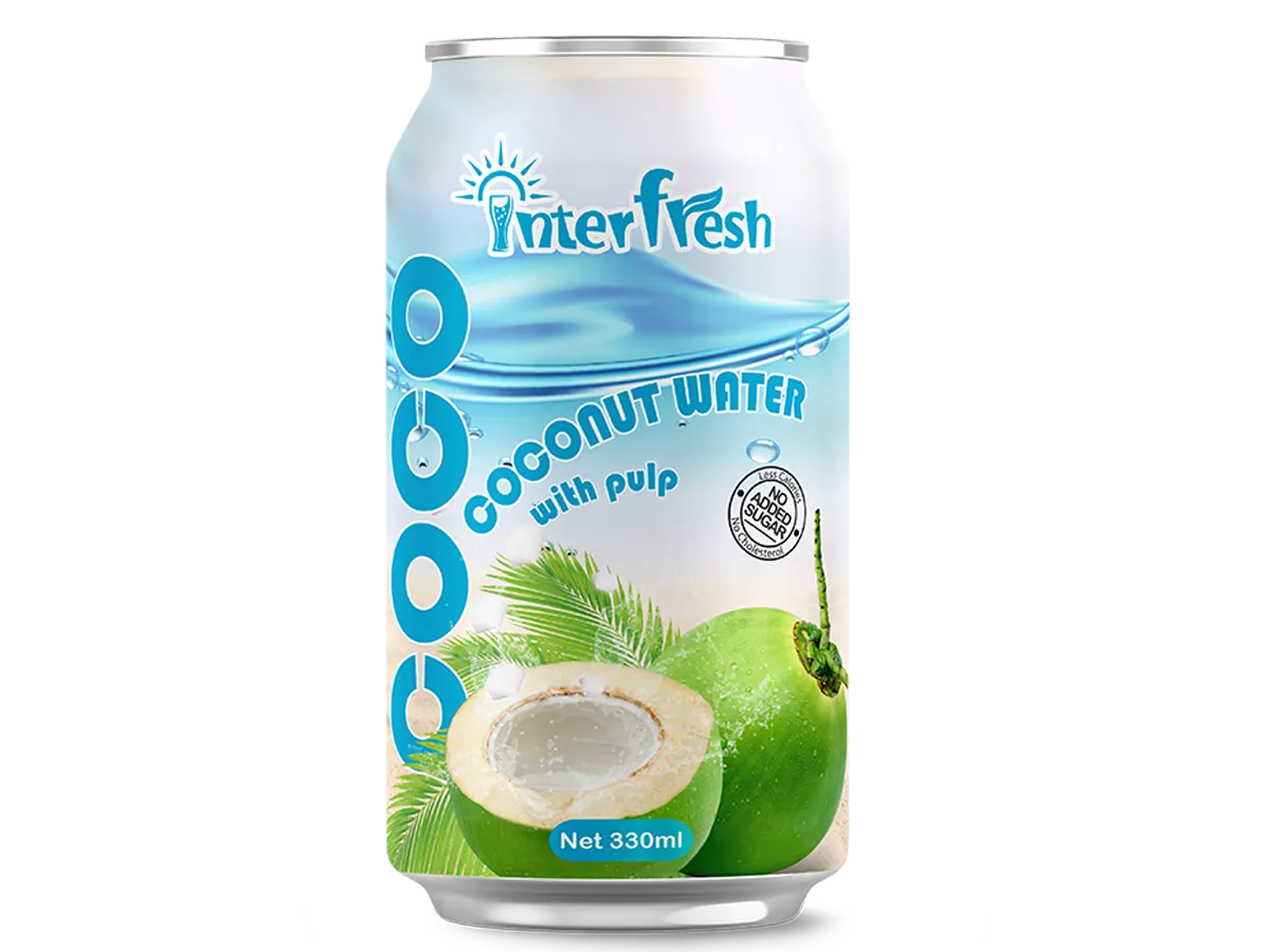 Interfresh Coconut Water With Pulp 330ml