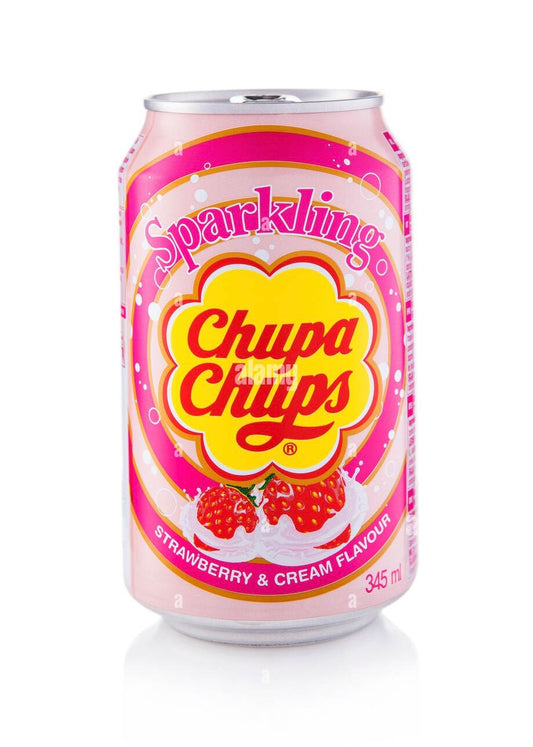 Chupa Chups Strawberry & Cream 345ml