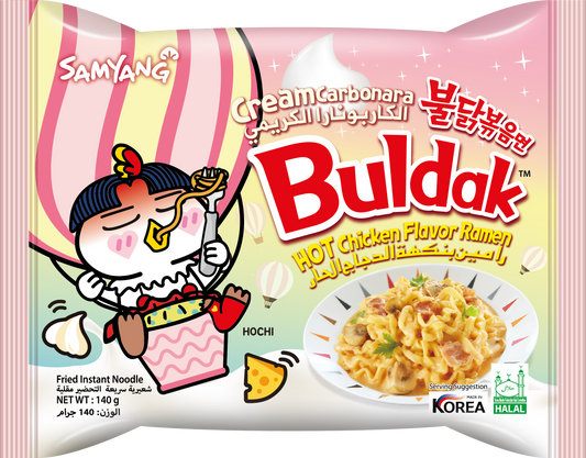 Buldak Cream Carbonara Chicken Flavour Ramen 140 gram